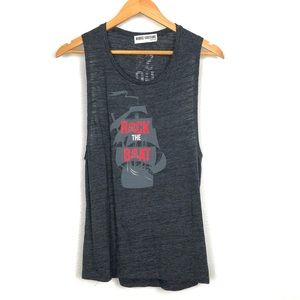 Soho Cycling Studio Grey Workout sleeveless shirt
